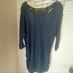 Torrid Sweater with Lace Back